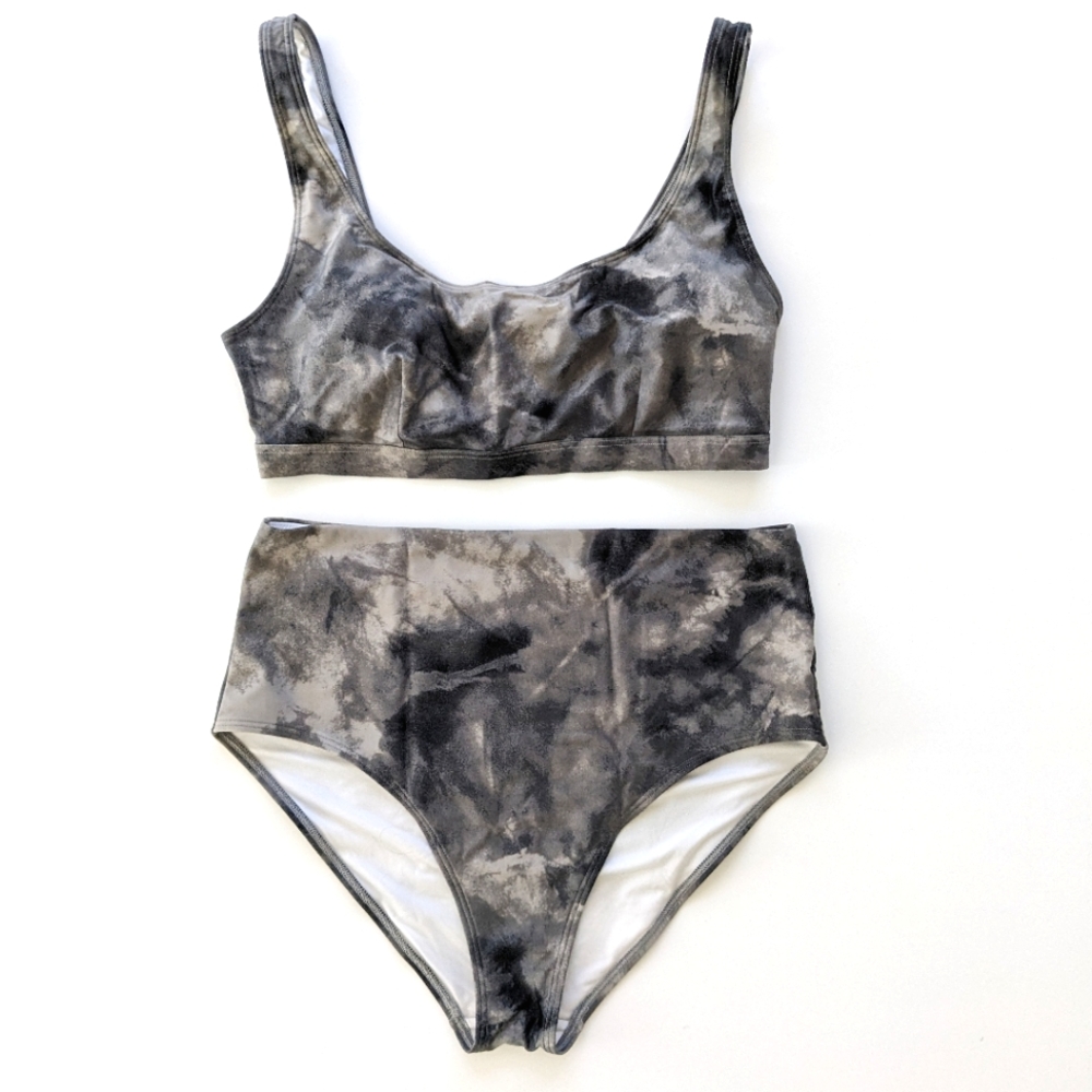 Marbled High Rise Bikini - Picture 2 of 3